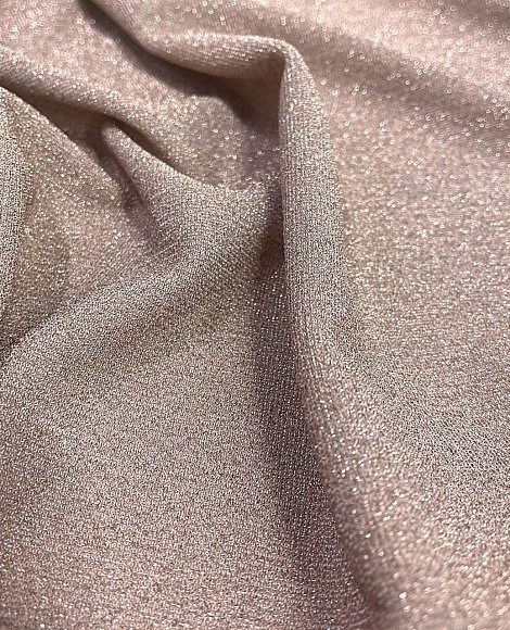 Трикотаж люрекс пудра