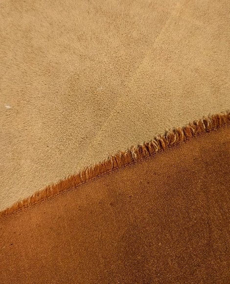 Замша на трикотаже кэмел